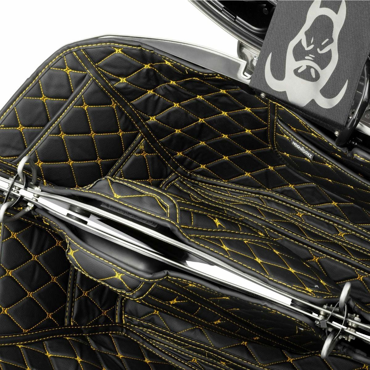 2025以降 ツーリング サドルバッグライナー ゴールドステッチ HogWorkz（ホグワークズ） 4