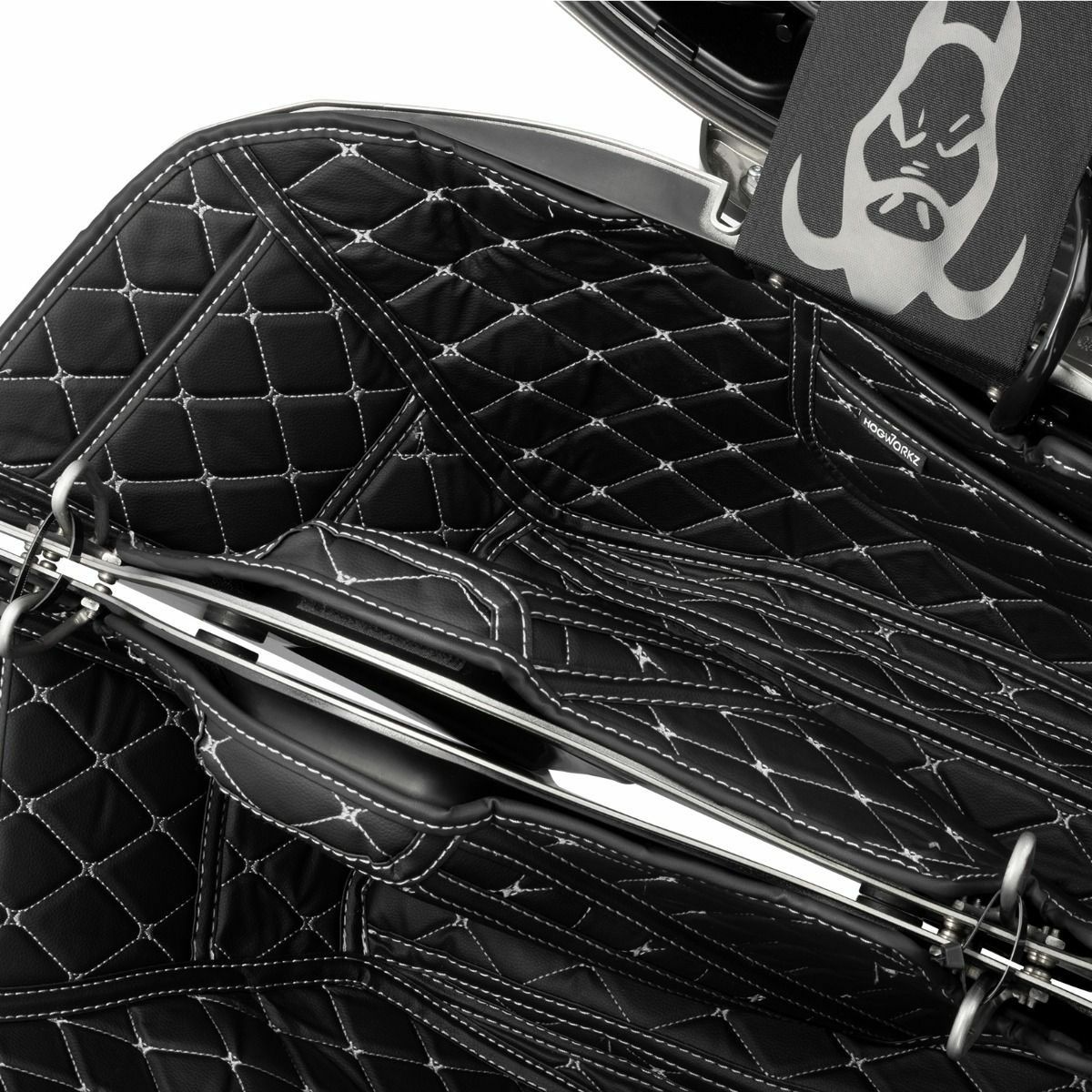 2023以降 FLHXSE、FLTRXSE、FLTRXSTSE サドルバッグライナー シルバーステッチ HogWorkz（ホグワークズ） 4