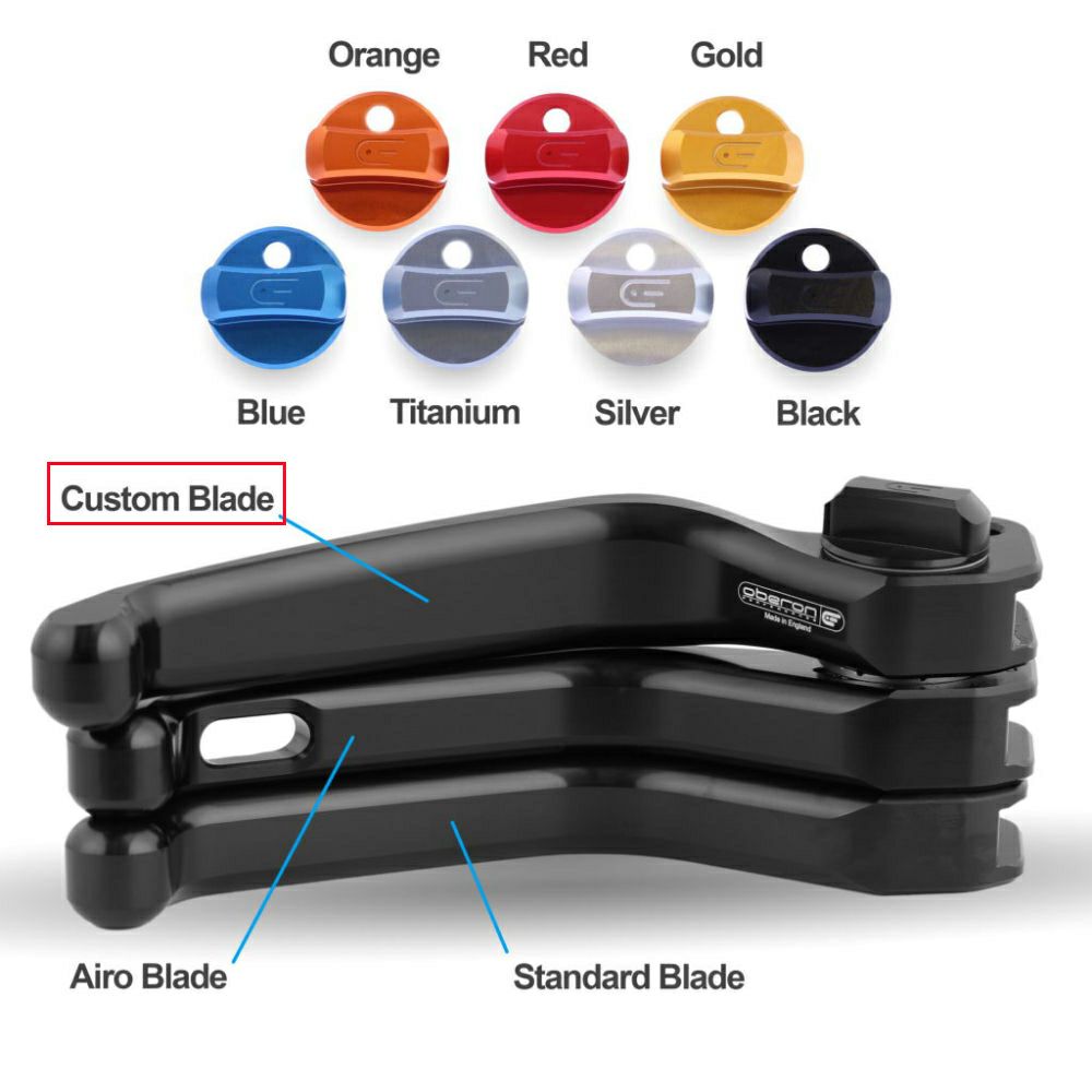 アジャスタブル・ブレーキレバー カスタム (ブラック/ゴールド)3