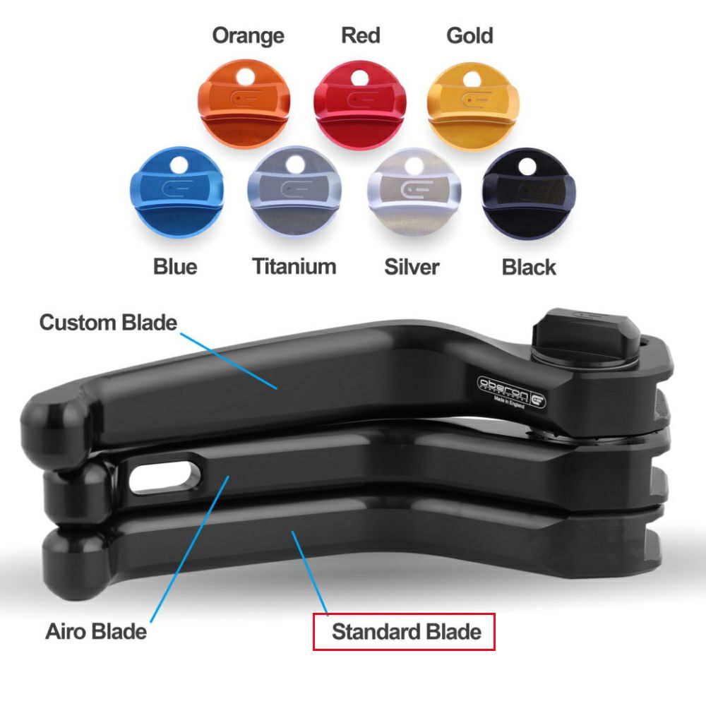 アジャスタブル・クラッチレバー スタンダード (ブラック/シルバー)2