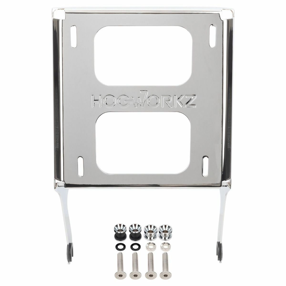 FXLR/S/ST、FLSB デタッチャブル ツーアップ ツアーパックラック クローム HogWorkz（ホグワークズ） 3