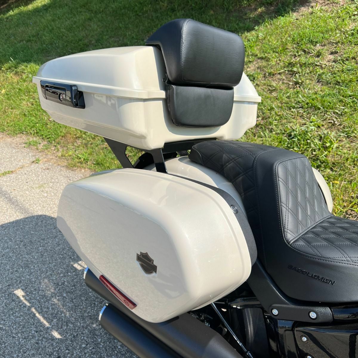 FXLR/S/ST、FLSB デタッチャブル ツーアップ ツアーパックラック クローム HogWorkz（ホグワークズ） 7