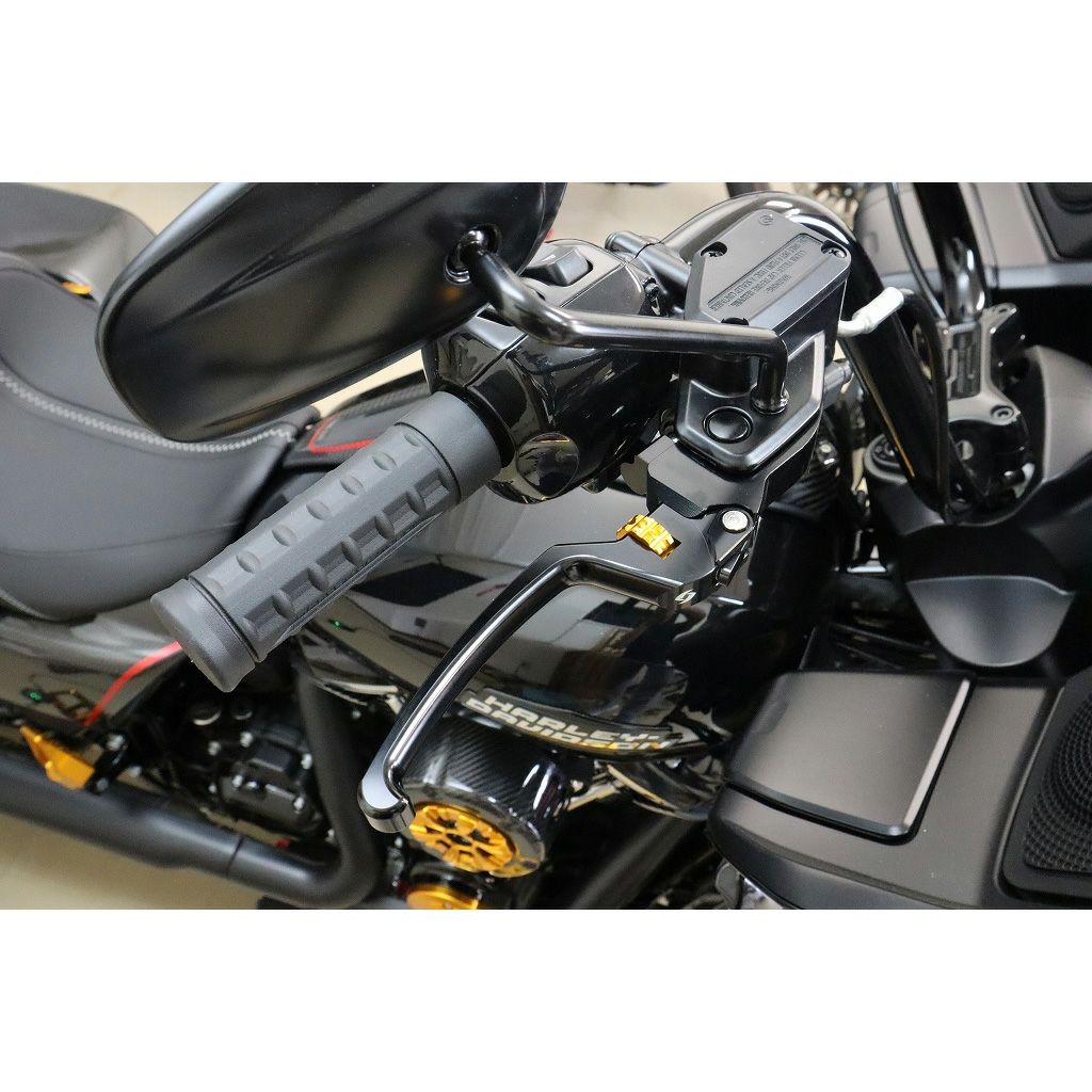 アジャスタブル・レバーセット (ブラック/ゴールド)2