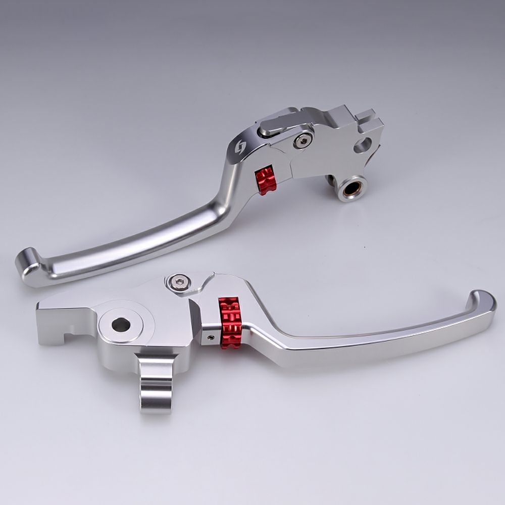 アジャスタブル・レバーセット (シルバー/レッド)