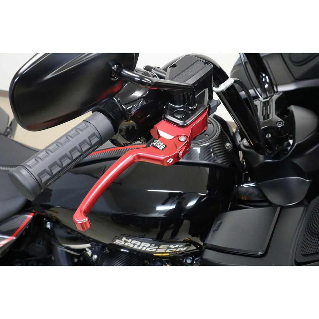 アジャスタブル・レバーセット (レッド/シルバー)2