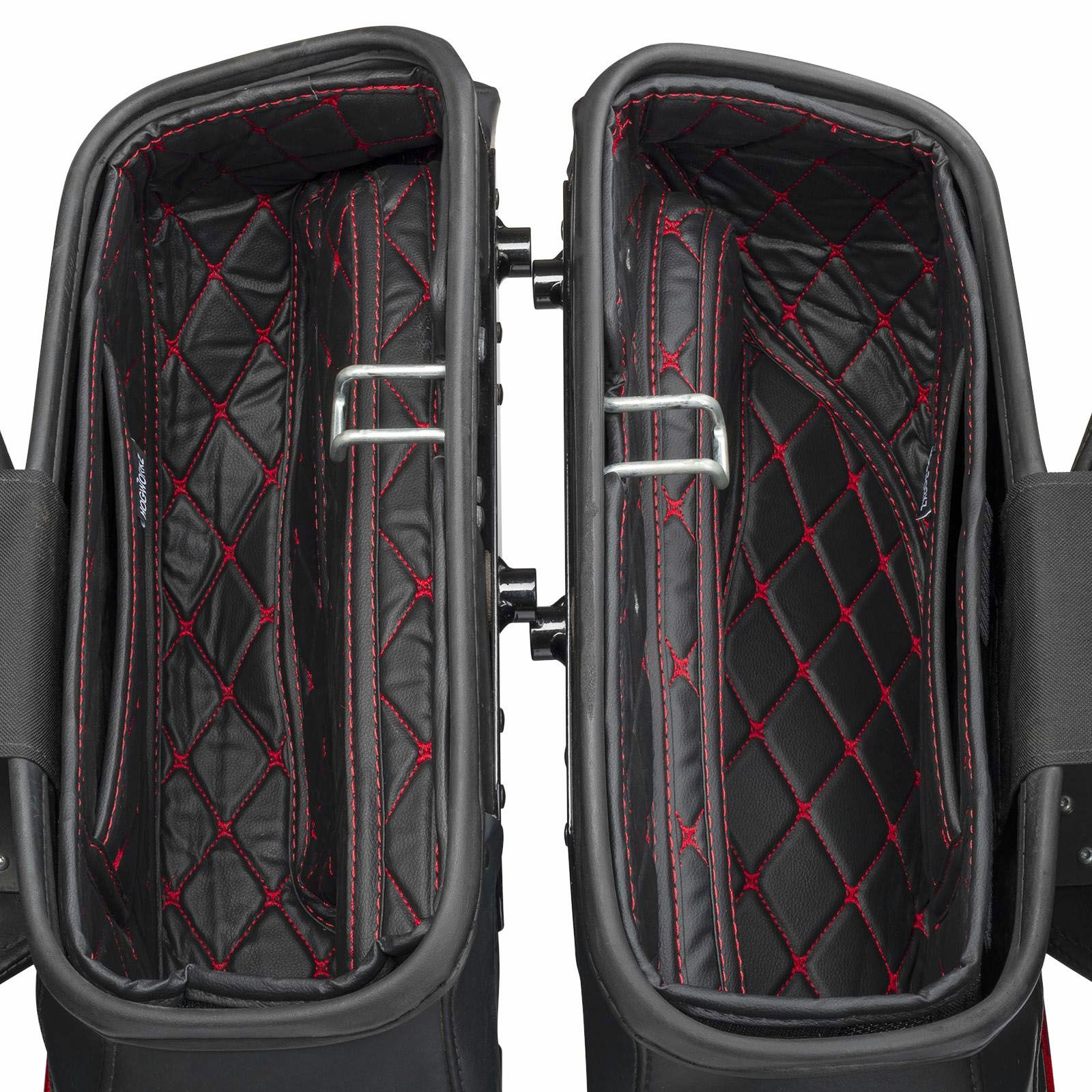 2018以降 FLHC/S サドルバッグライナー レッドステッチ HogWorkz（ホグワークズ）