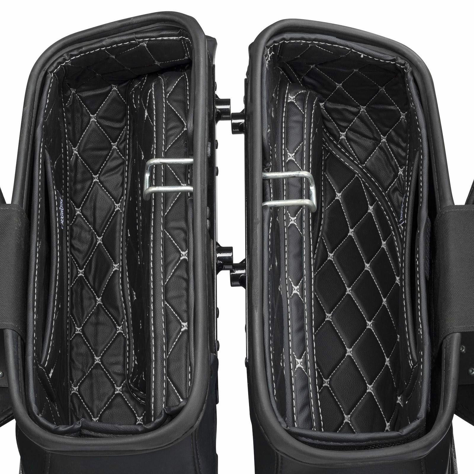 2018以降 FLHC/S サドルバッグライナー シルバーステッチ HogWorkz（ホグワークズ）