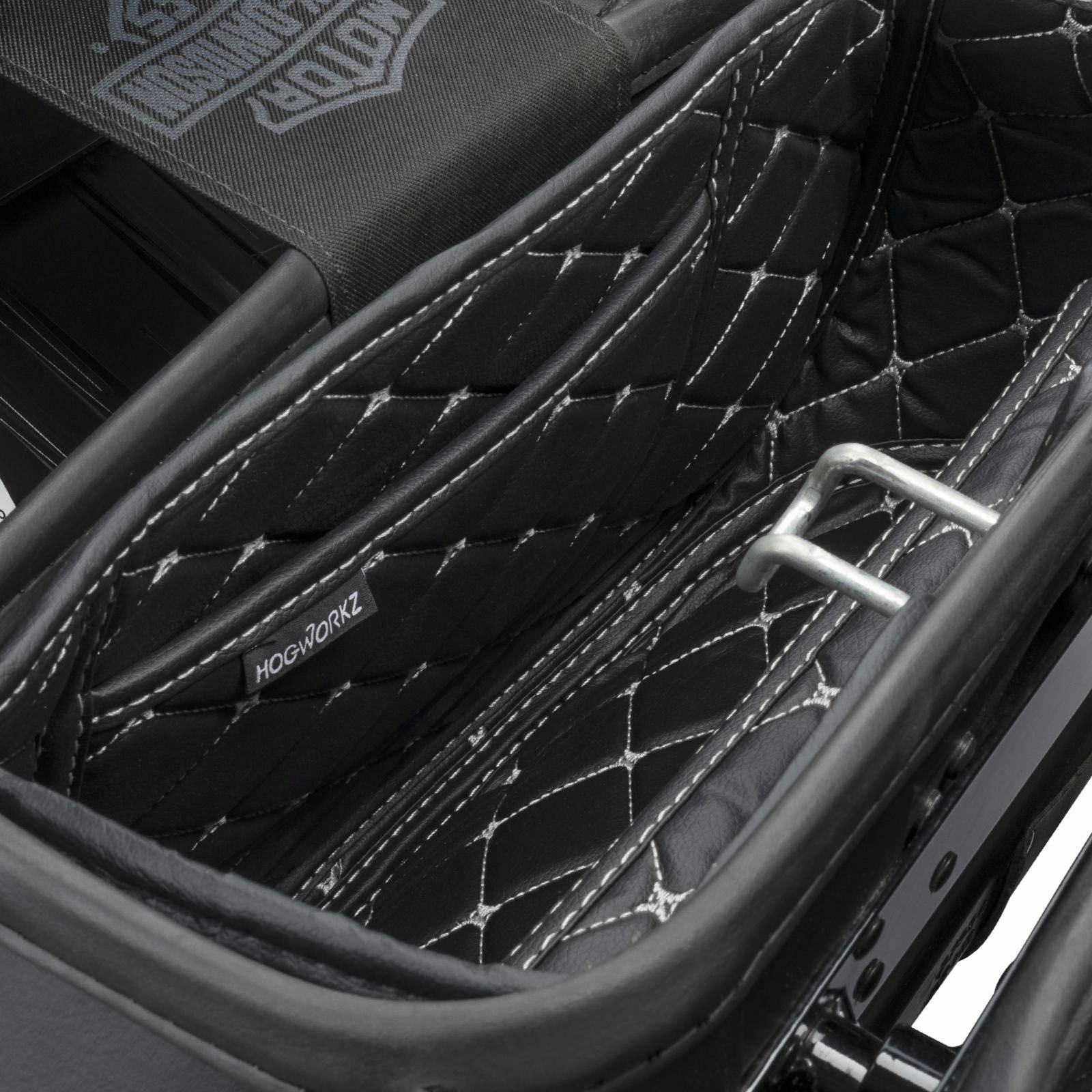 2018以降 FLHC/S サドルバッグライナー シルバーステッチ HogWorkz（ホグワークズ） 3