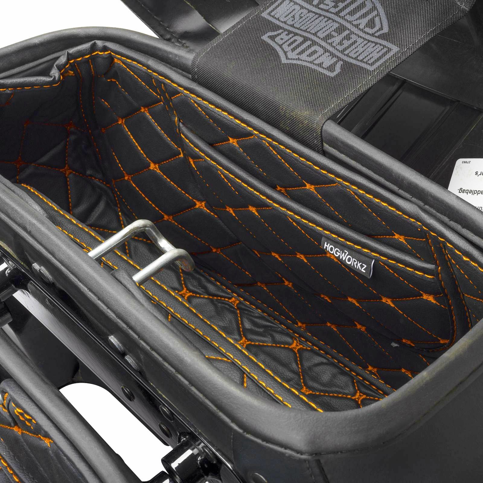 2018以降 FLHC/S サドルバッグライナー オレンジステッチ HogWorkz（ホグワークズ） 2