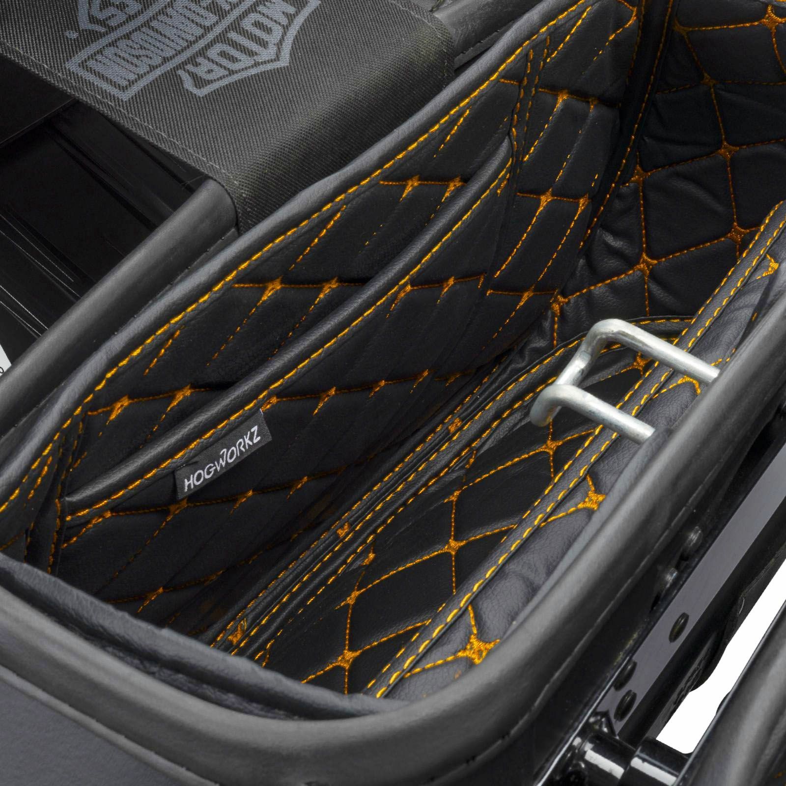 2018以降 FLHC/S サドルバッグライナー オレンジステッチ HogWorkz（ホグワークズ） 3