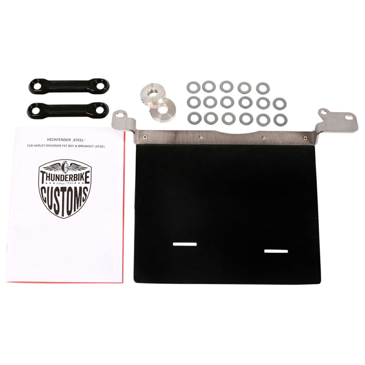 スチールリアフェンダーキット (3-1テールライト付)6