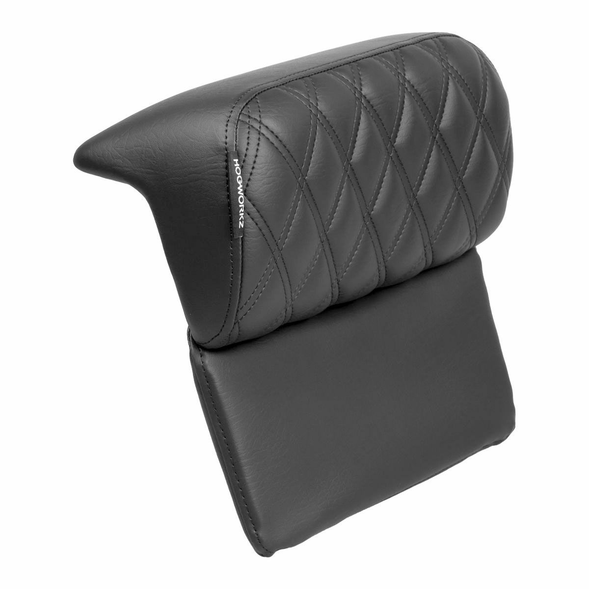 2014以降 ツーリング チョップドツアーパック用 チョップドバックレスト ブラックダイアモンドステッチ HogWorkz（ホグワークズ） 5