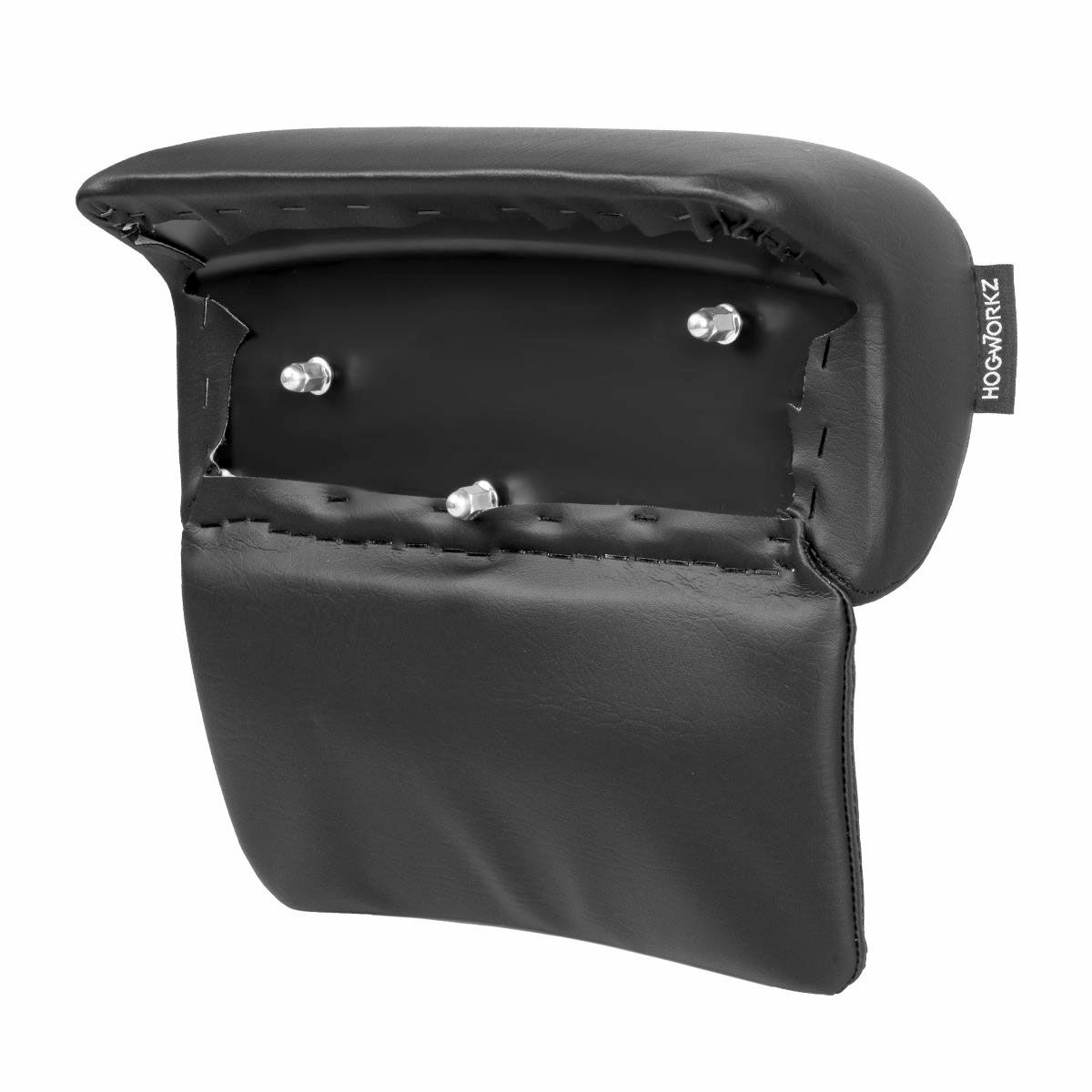 2014以降 ツーリング チョップドツアーパック用 スリムバックレスト シルバーダイアモンドステッチ HogWorkz（ホグワークズ） 6