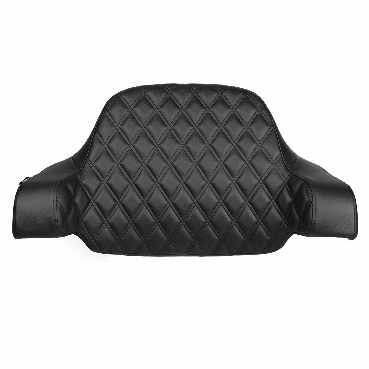 2014以降 ツーリング チョップドツアーパック用 チョップドバックレスト ブラックダイアモンドステッチ HogWorkz（ホグワークズ） 4