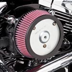 Arlen Ness ステージI エアクリーナーキット (Twin Camケーブルスロットル用）