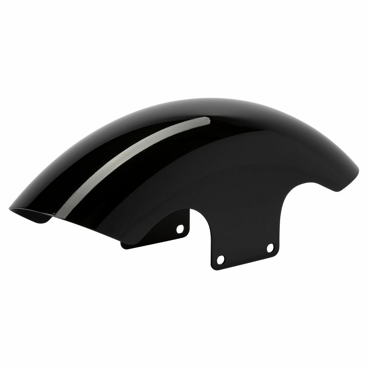 1996～2023 ツーリング 18、19インチ Chopped フロントフェンダー ビビッドブラック HOGWORKZ 4