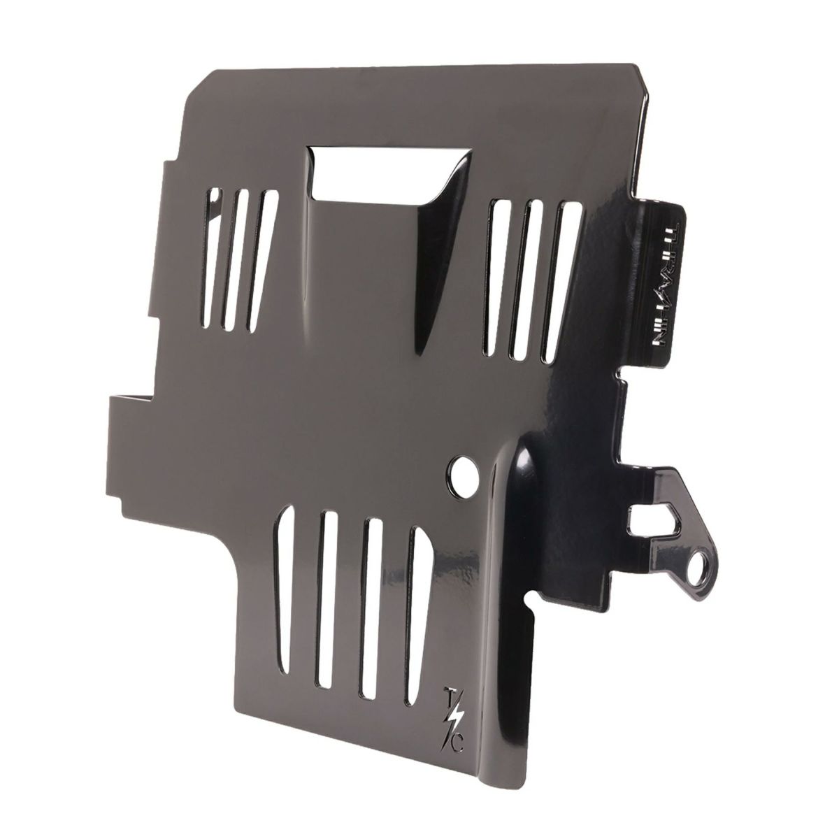 スチール スキッドプレート (ブラック)1