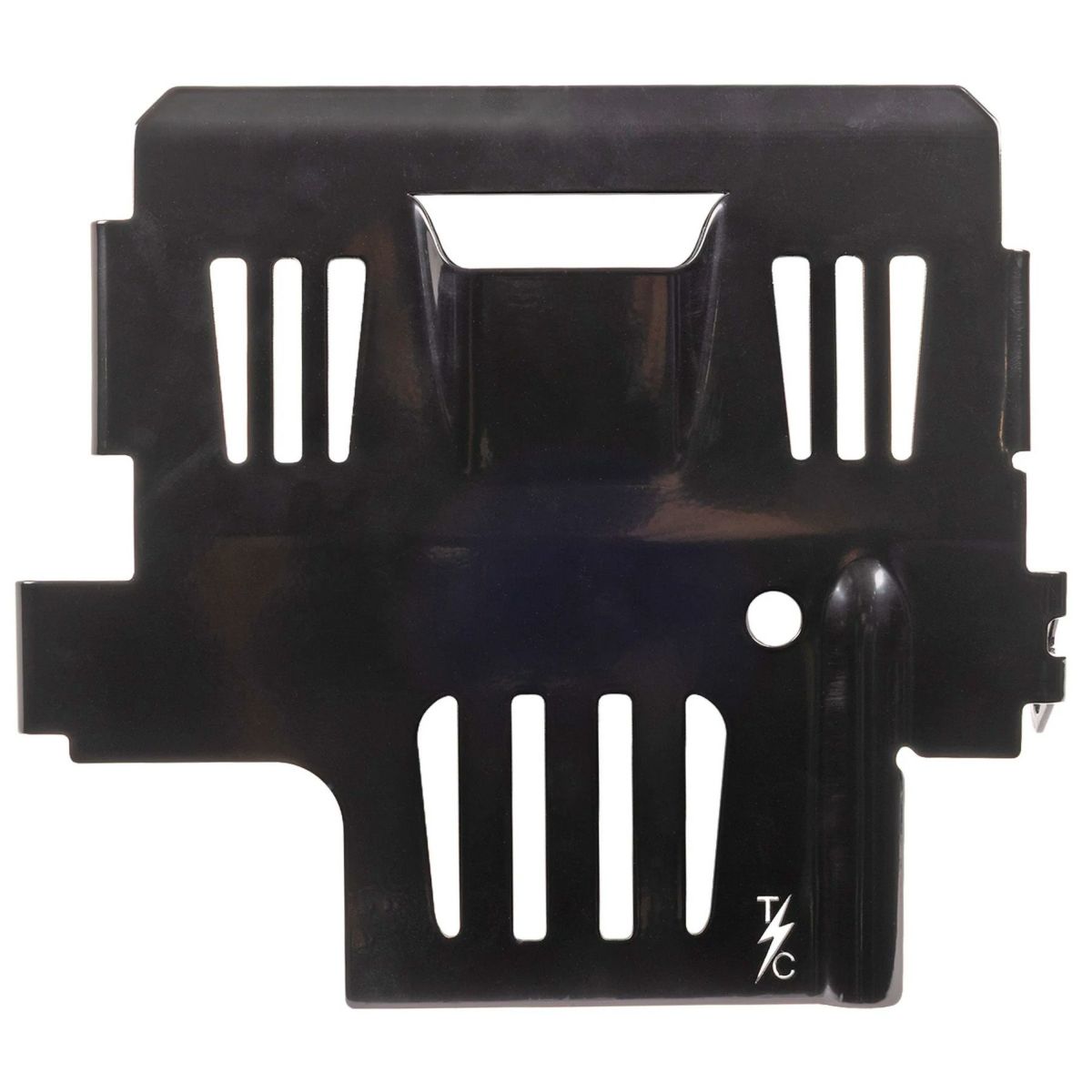 スチール スキッドプレート (ブラック)9