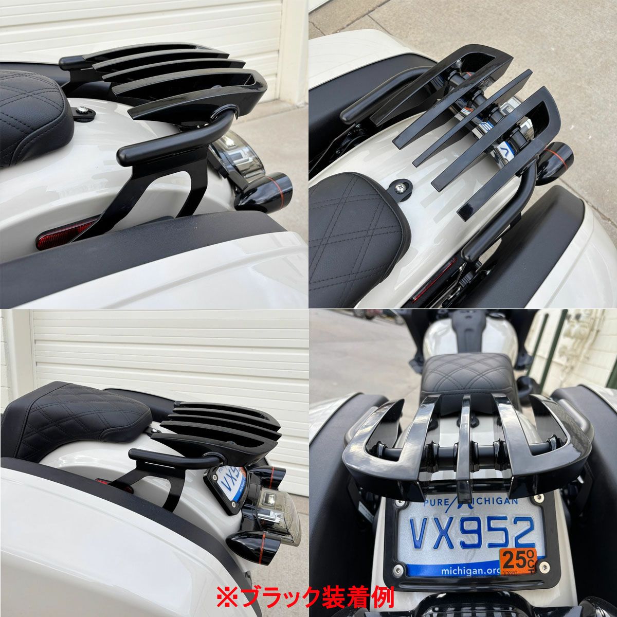 FXLR/S/ST、FLSB デタッチャブル ラゲッジラック クローム HogWorkz（ホグワークズ） 4