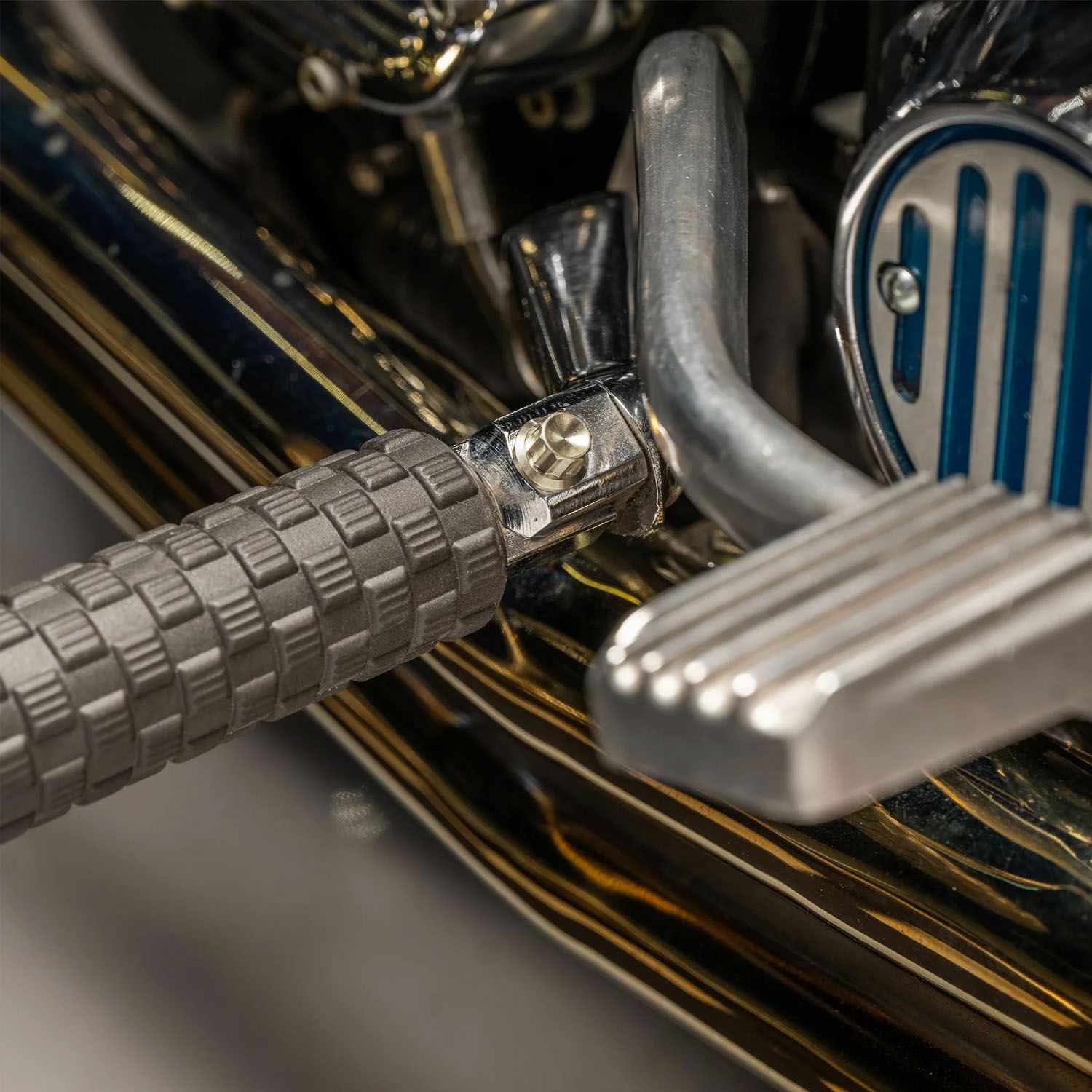 Arlenness（アレンネス） チタン 12ポイント フットペグボルトキット ポリッシュ オス型マウウント用 2