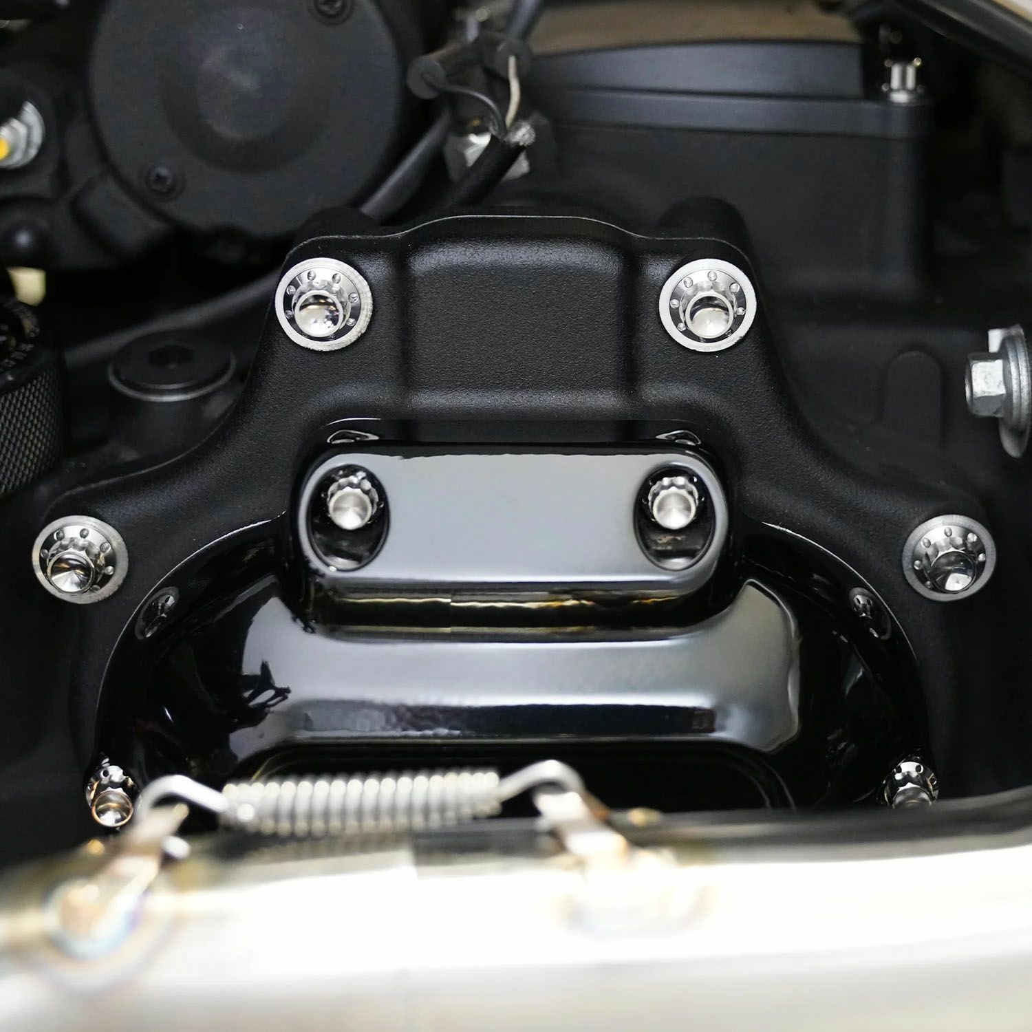 Arlenness（アレンネス） チタン 12ポイント トランスミッションサイドカバー ボルトキット ポリッシュ 2025以降 ツーリング、ソフテイル 2