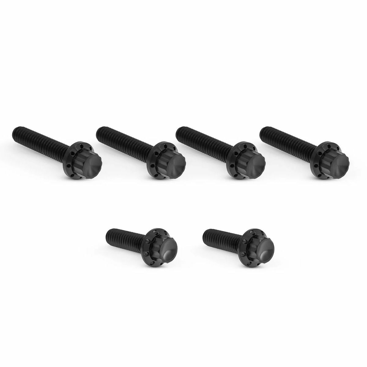 Arlenness（アレンネス） チタン 12ポイント トランスミッションサイドカバー ボルトキット ブラック 2025以降 ツーリング、ソフテイル 2