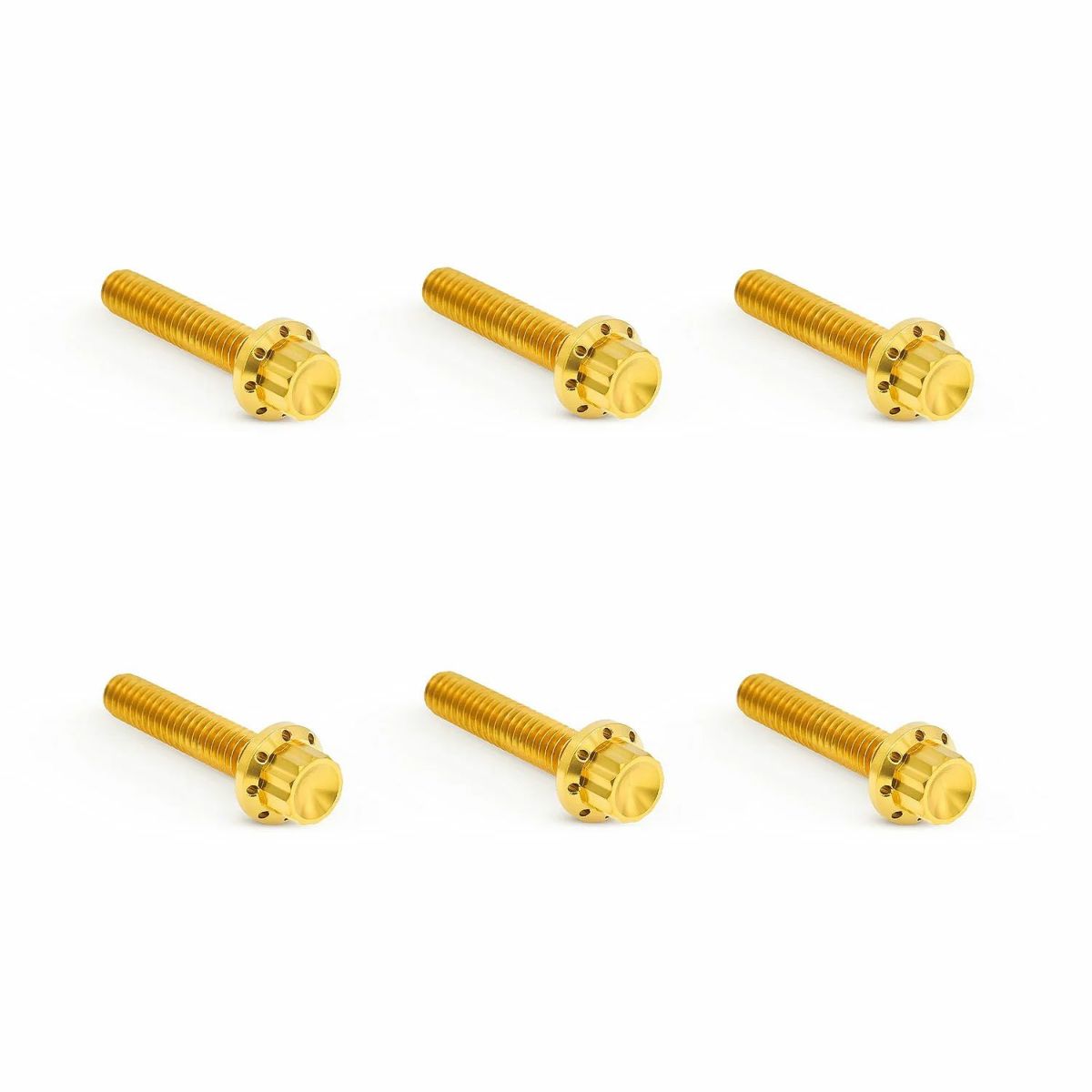 Arlenness（アレンネス） チタン 12ポイント トランスミッションサイドカバー ボルトキット ゴールド 2025以降 ツーリング、ソフテイル 2