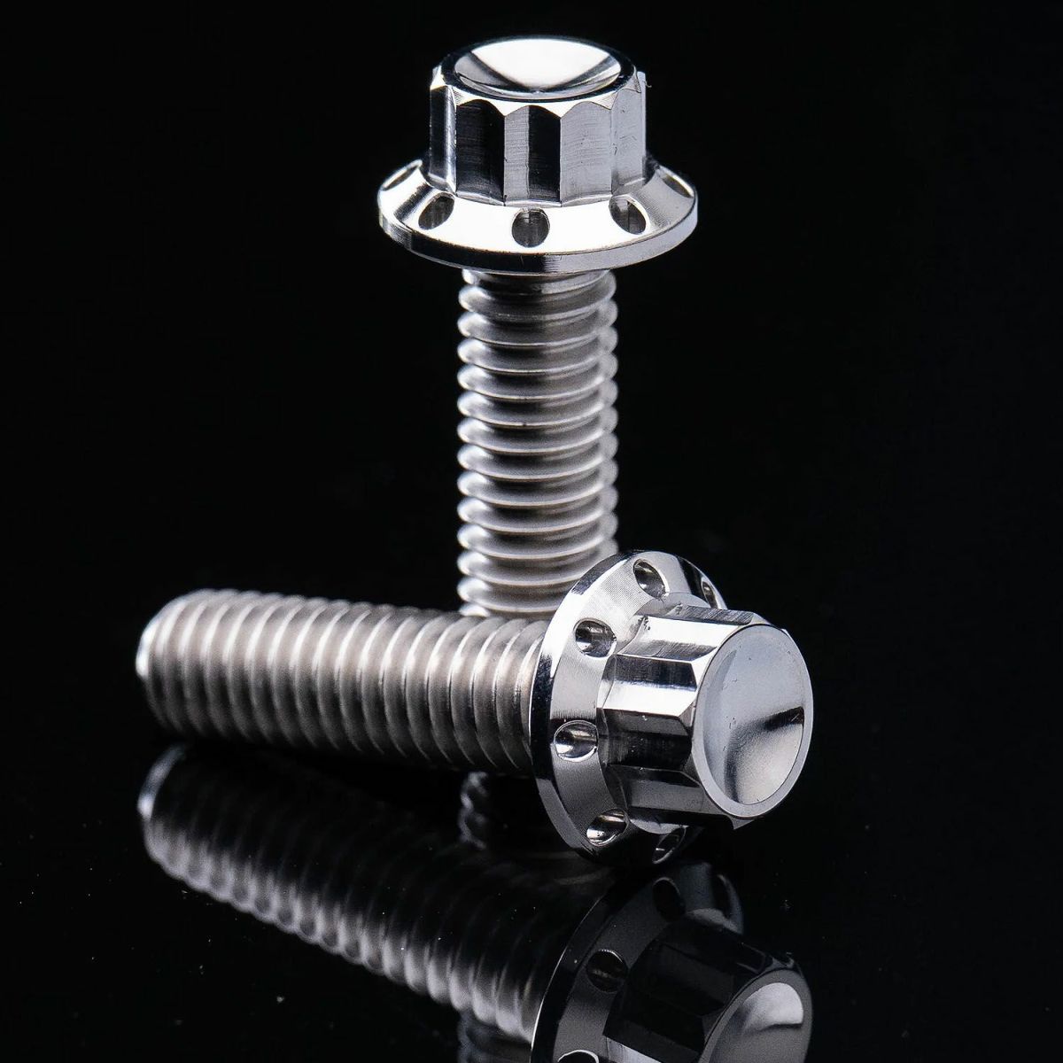 Arlenness（アレンネス） チタン 12ポイント トランスミッションサイドカバー ボルトキット ポリッシュ 2017～2020 ツーリング 3