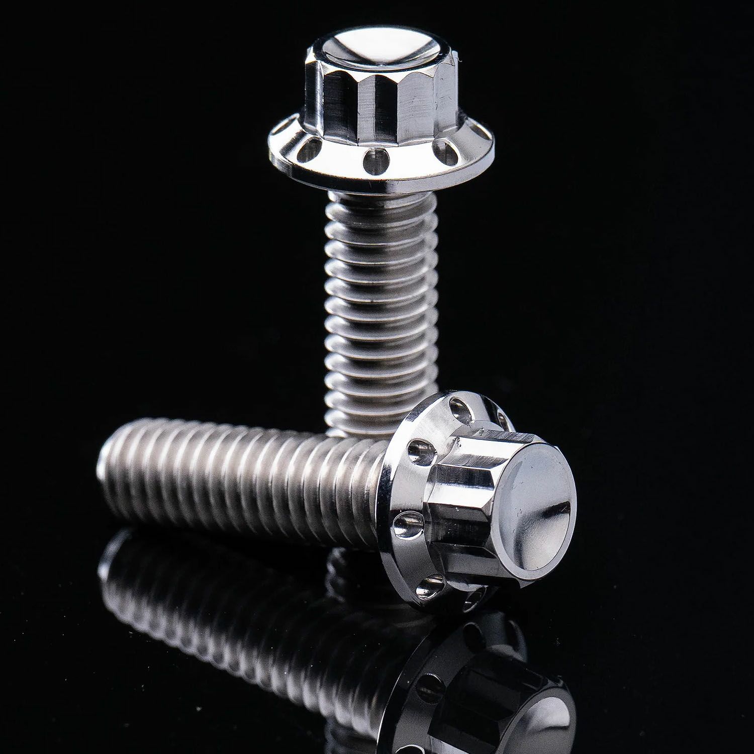 Arlenness（アレンネス） チタン 12ポイント トランスミッションサイドカバー ボルトキット ポリッシュ 2017～2020 ツーリング 3