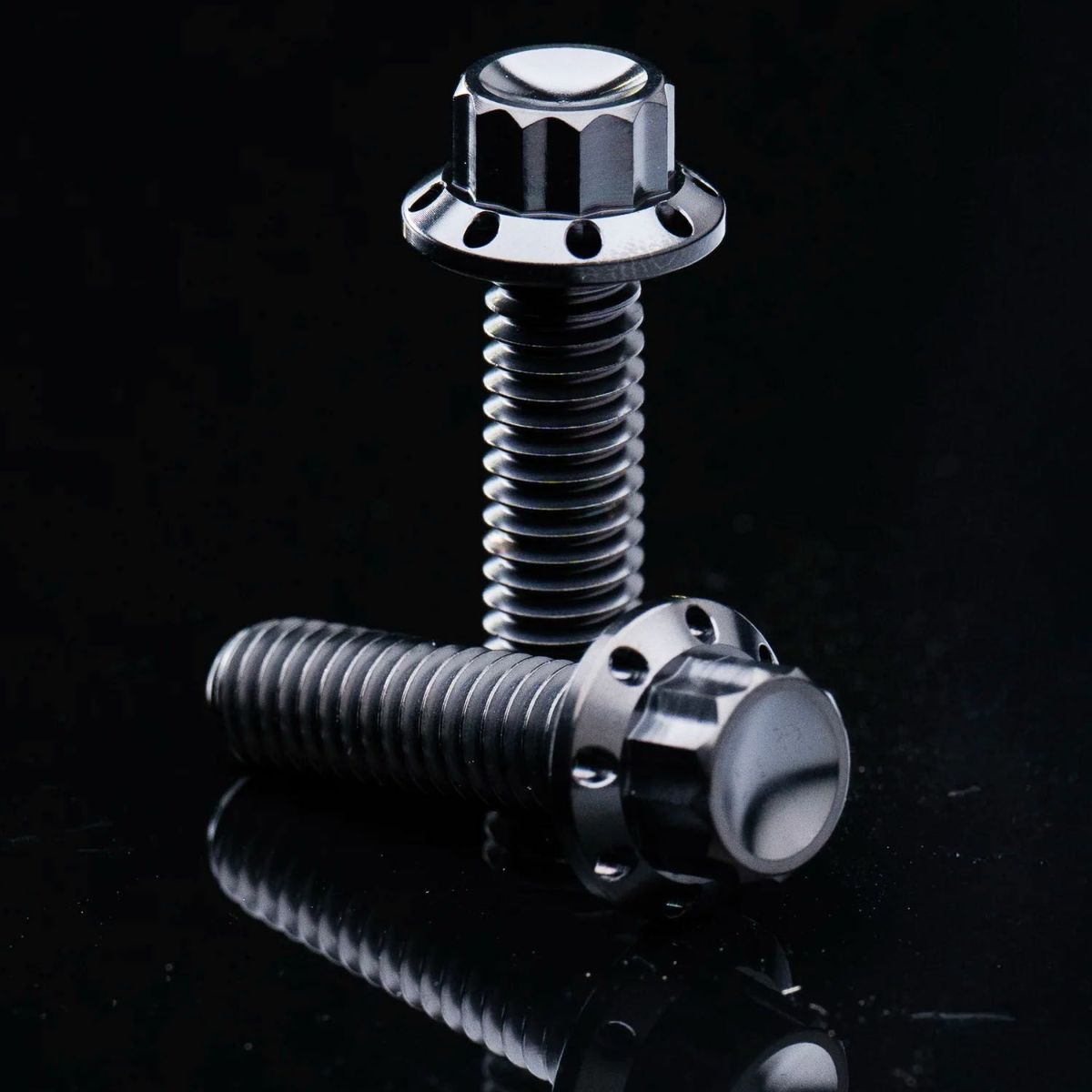 Arlenness（アレンネス） チタン 12ポイント トランスミッションサイドカバー ボルトキット ブラック 2017～2020 ツーリング 3