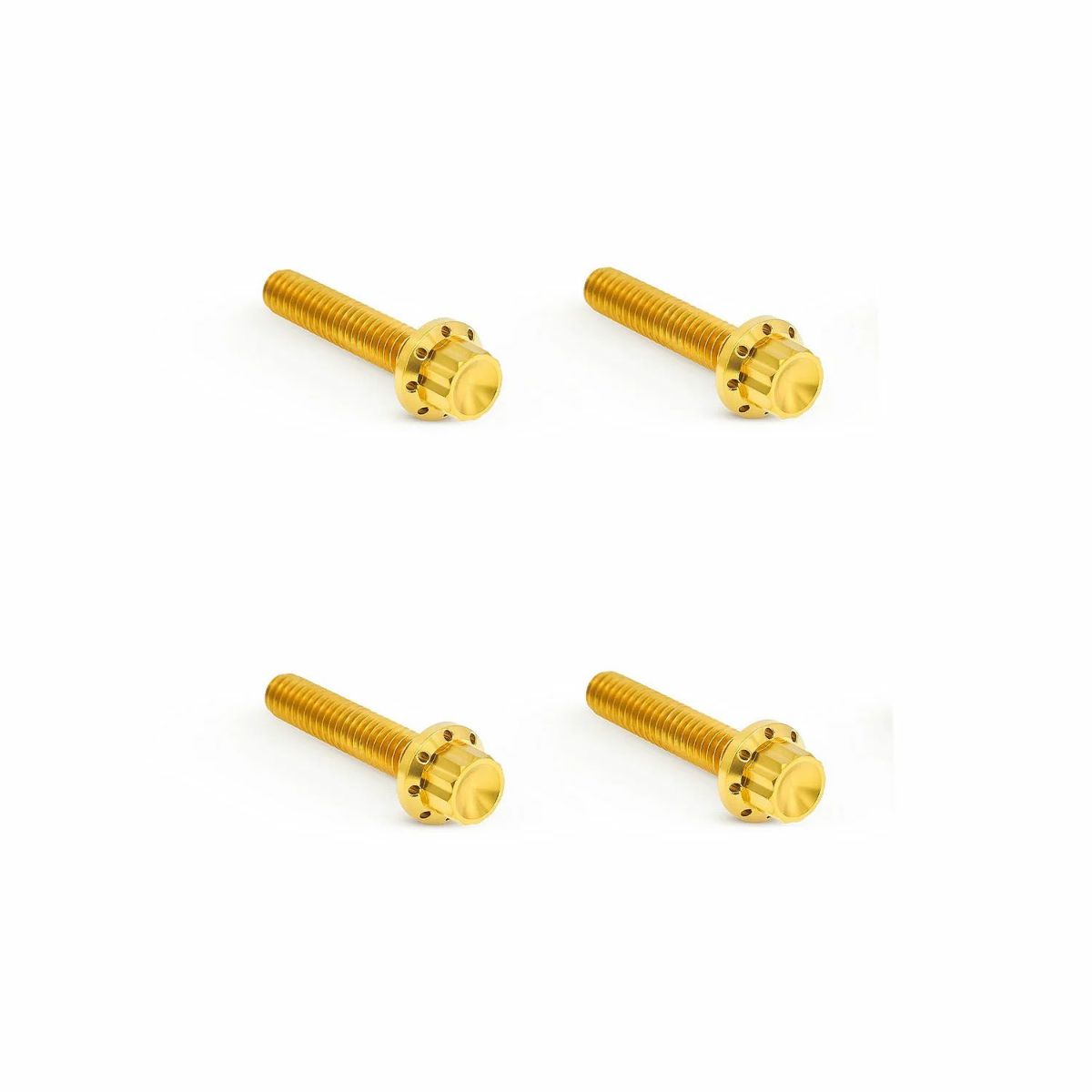 Arlenness（アレンネス） チタン 12ポイント トランスミッションサイドカバー ボルトキット ゴールド 2017～2020 ツーリング 2