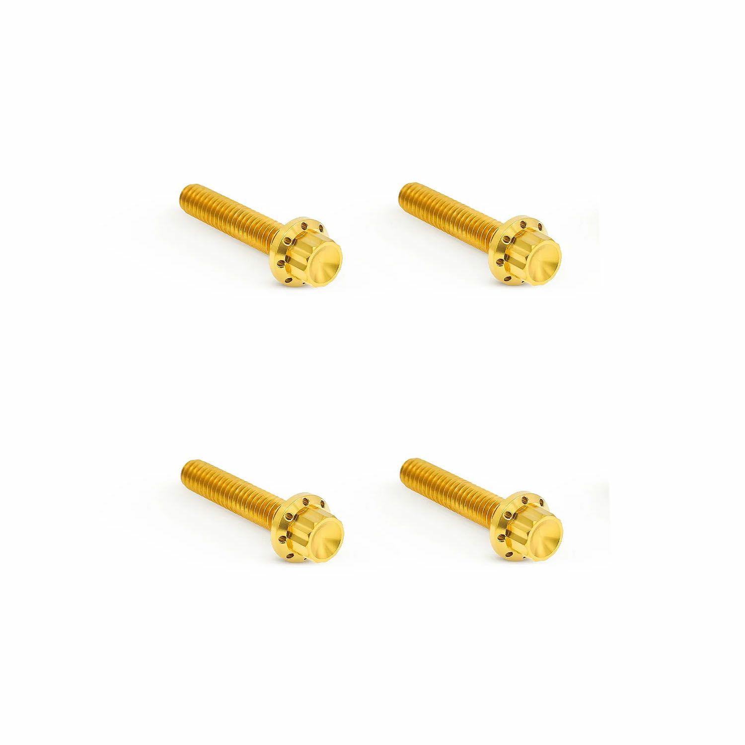 Arlenness（アレンネス） チタン 12ポイント トランスミッションサイドカバー ボルトキット ゴールド 2017～2020 ツーリング 2