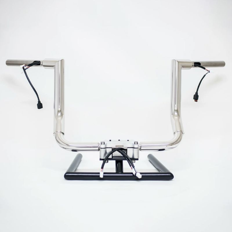 パトリオットバガー・ 配線済ハンドルバー 12インチ (ポリッシュ)