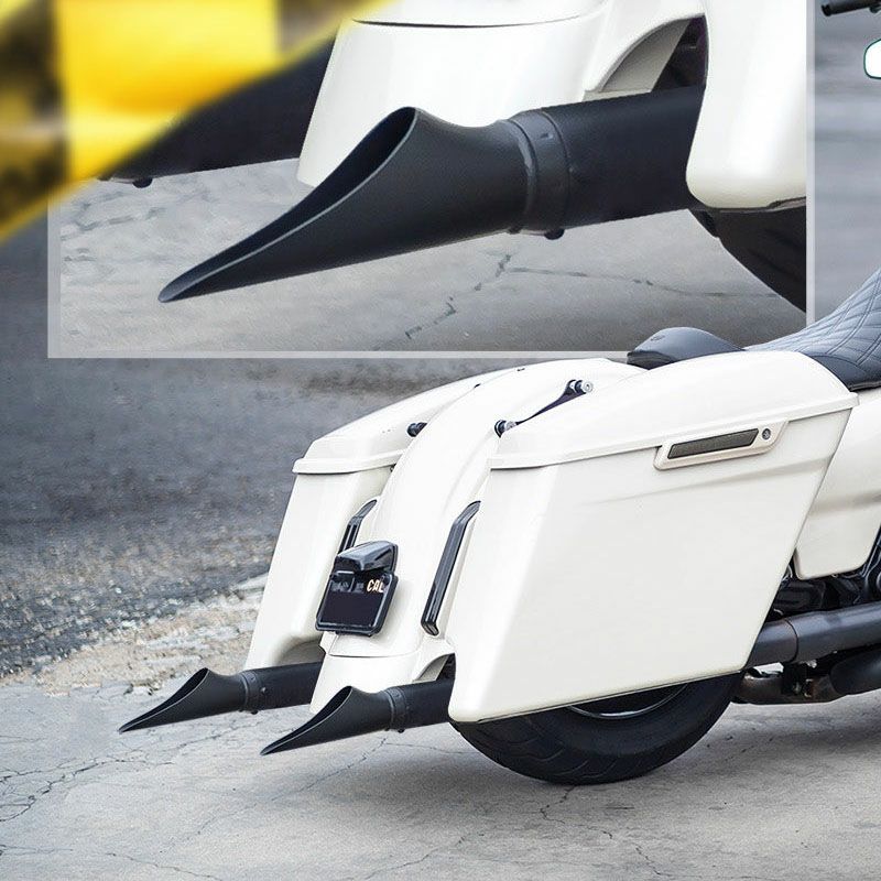 1995～2016 ツーリング 2.5インチ スリップオンマフラー 39インチ ブラック フリーダムパフォーマンス 2