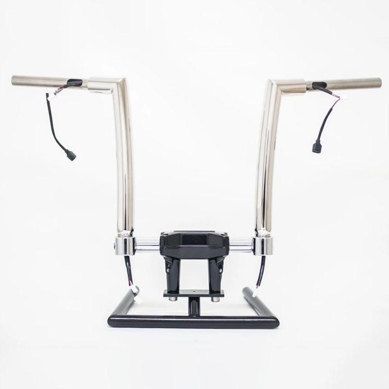 パスファインダー・配線済ハンドルバー 12インチ (ポリッシュ)