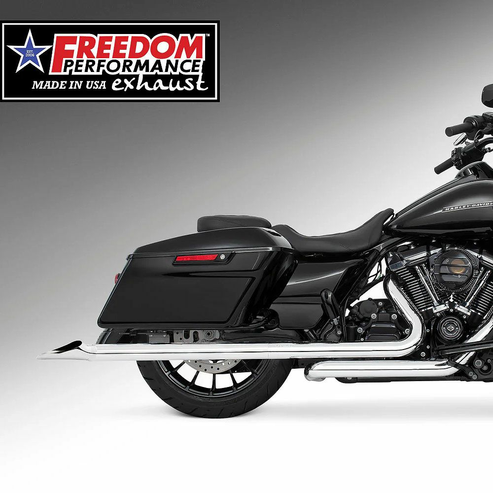 M8 ツーリング 2.5インチ径 トゥルーデュアル フルエキゾースト