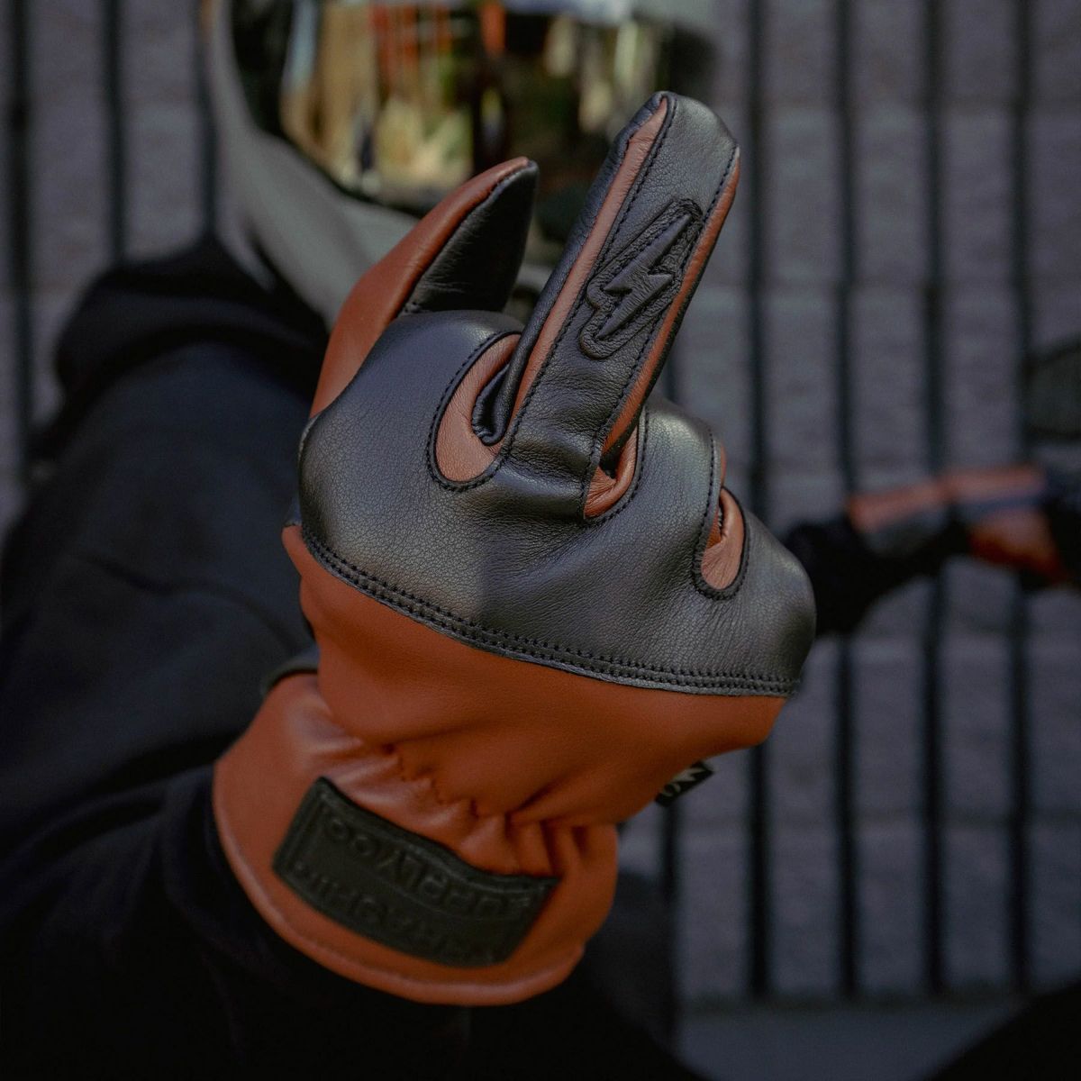 エース ローパーグローブ (ブラック/ブラウン)5