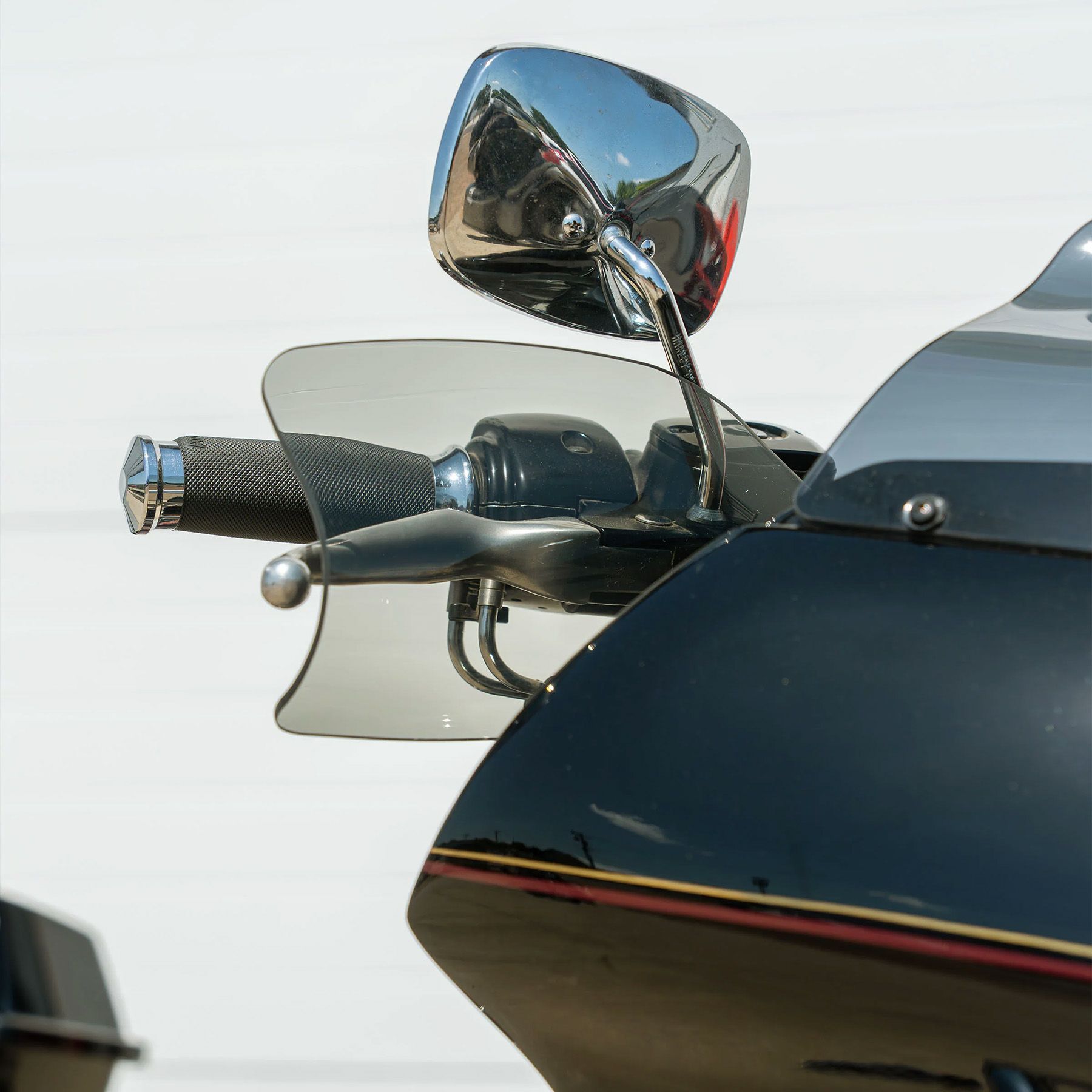 フレア・ハンドガード (ライトスモーク) ケーブルクラッチ車用