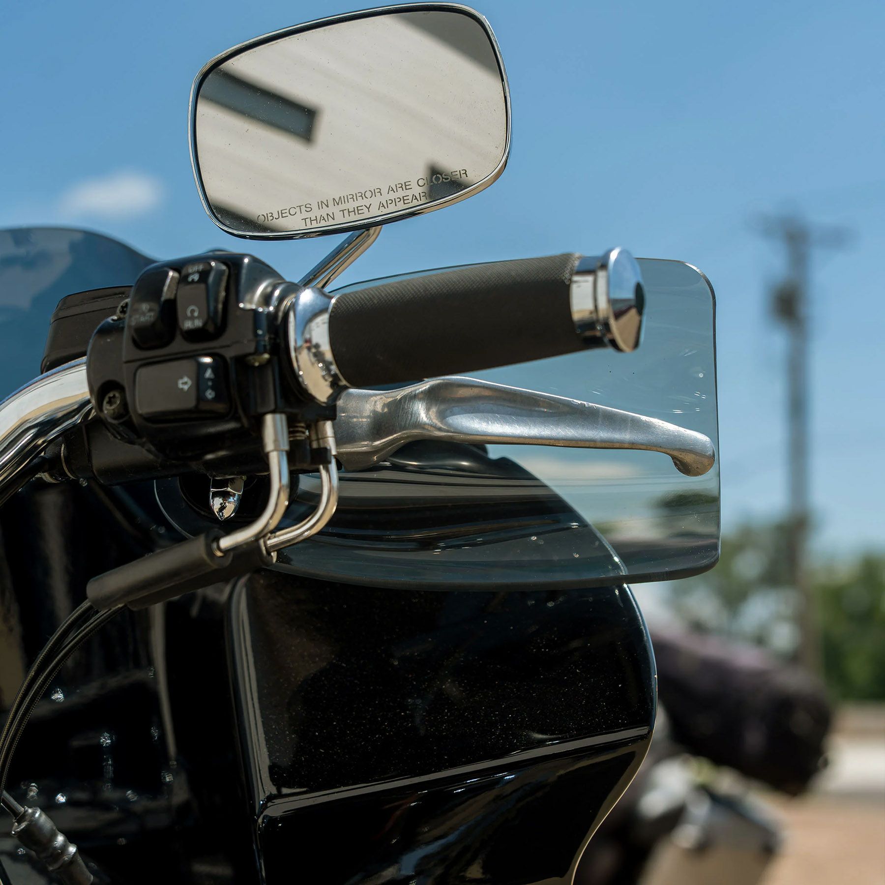 フレア・ハンドガード (ライトスモーク) ケーブルクラッチ車用1