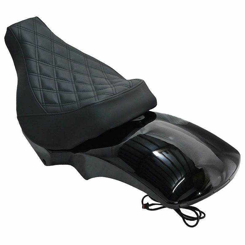 M8 ソフテイル スチール ショートリアフェンダー用 ソロシート 5