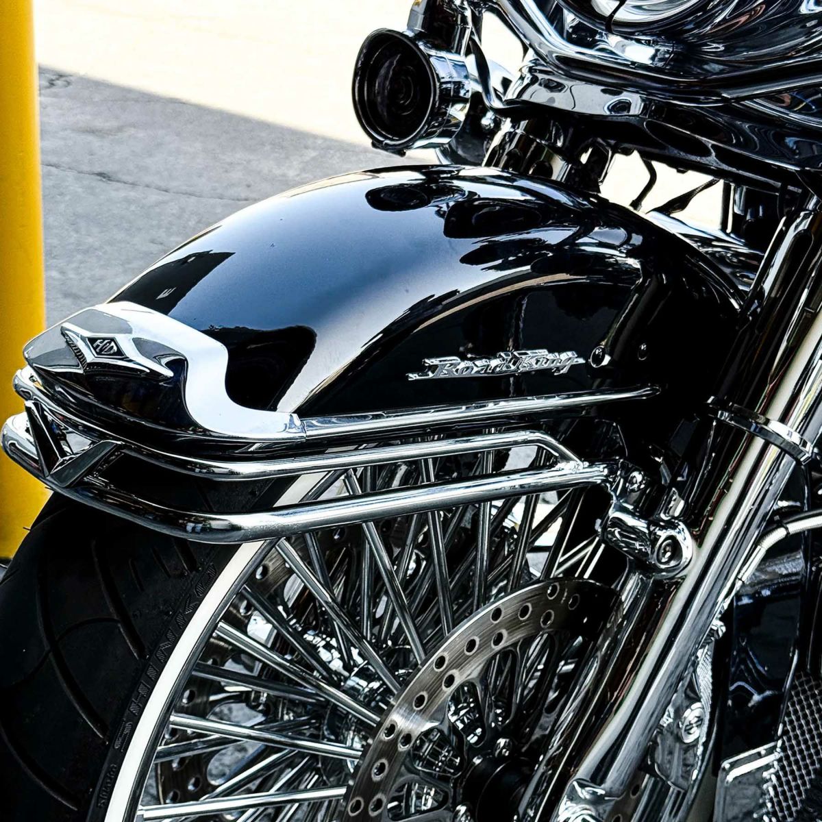 ELEV8 Vレール・フロントバンパー (クローム)