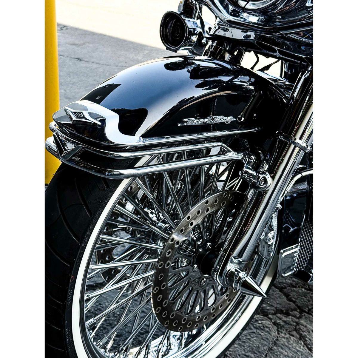 ELEV8 Vレール・フロントバンパー (クローム)1