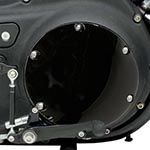 Drag Specialties ダービーカバー グロスブラック 【スポーツスター】