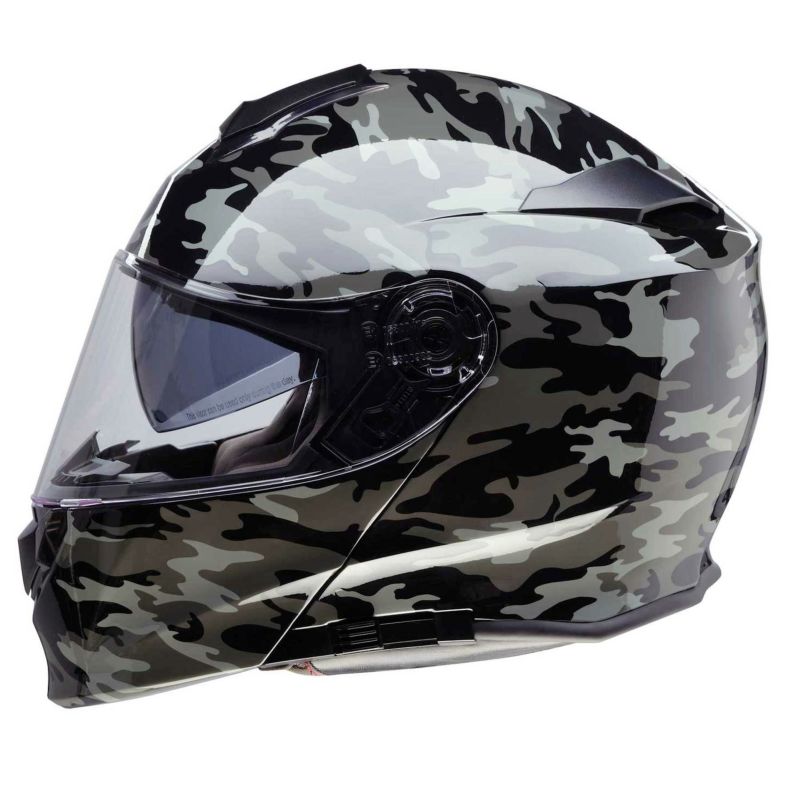 ソラリス2.0 システムヘルメット カモ (ブラック/グレー)