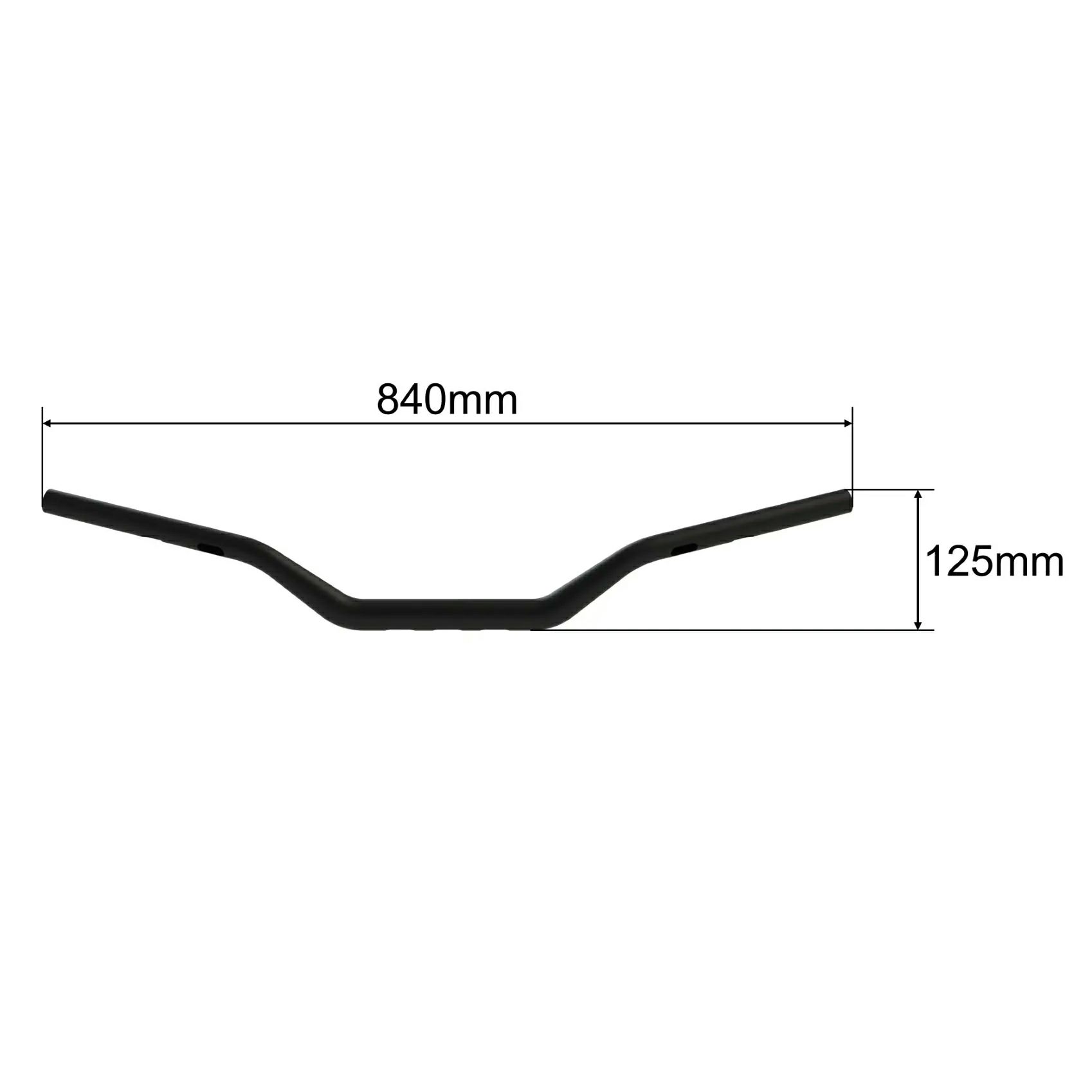 クラブスタイル ハンドルバー (ブラック)5