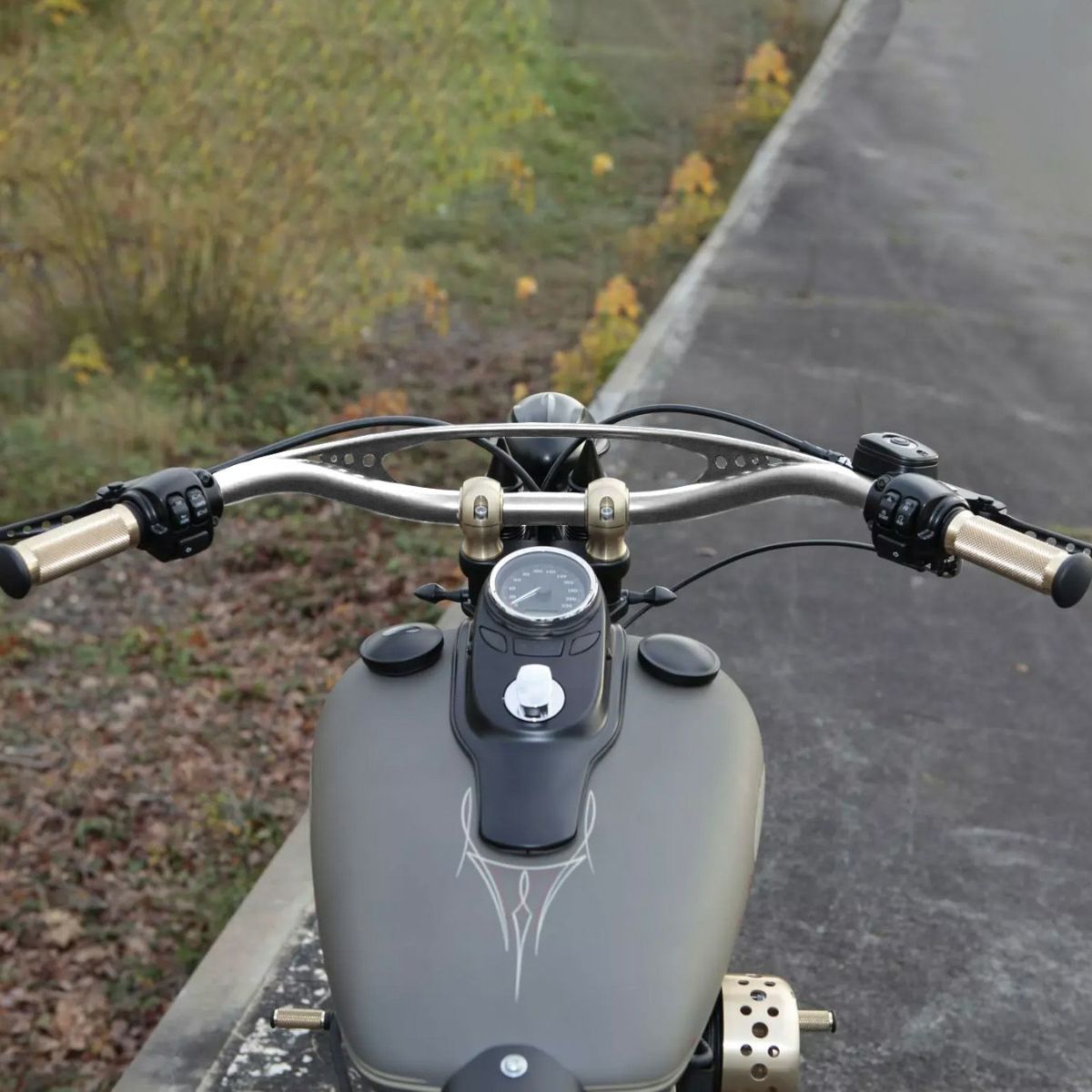 ハリウッド ハンドルバー (ロウスチール)