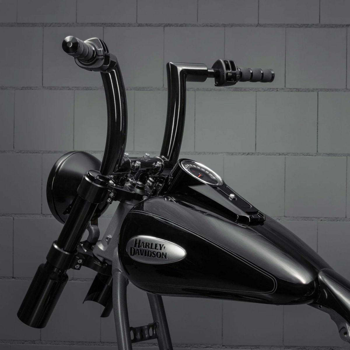 モナーク ファットハンドルバー 10インチ (ブラック)1