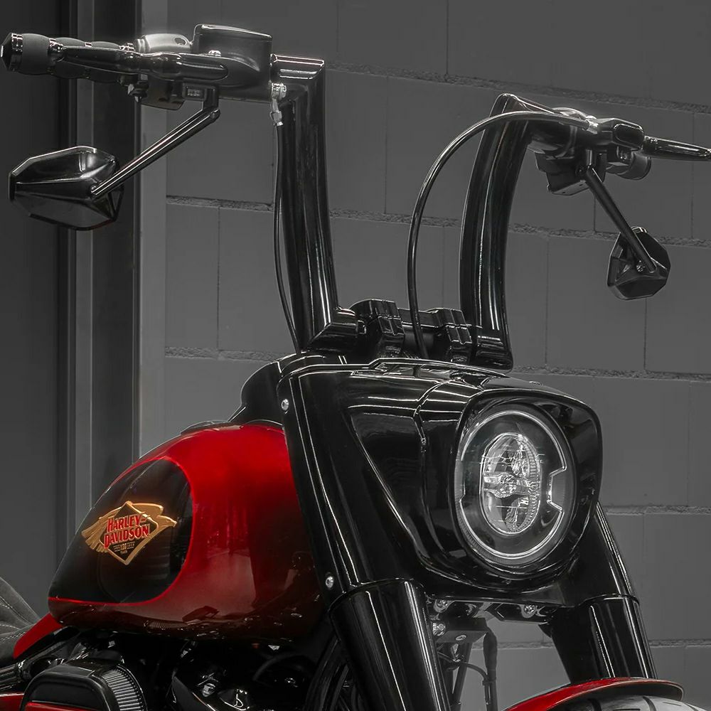 モナーク ファットハンドルバー 10インチ (ブラック)