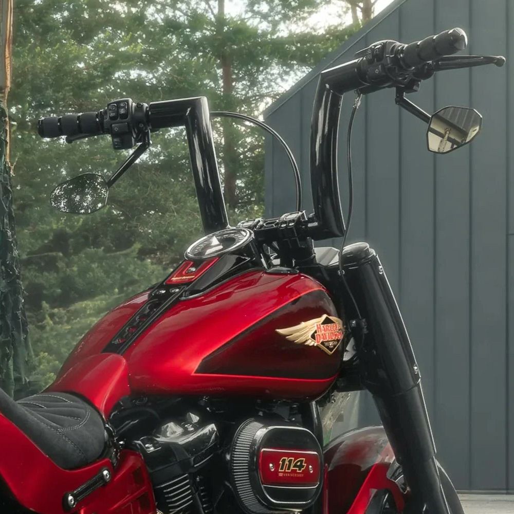 モナーク ファットハンドルバー 10インチ (ブラック)1