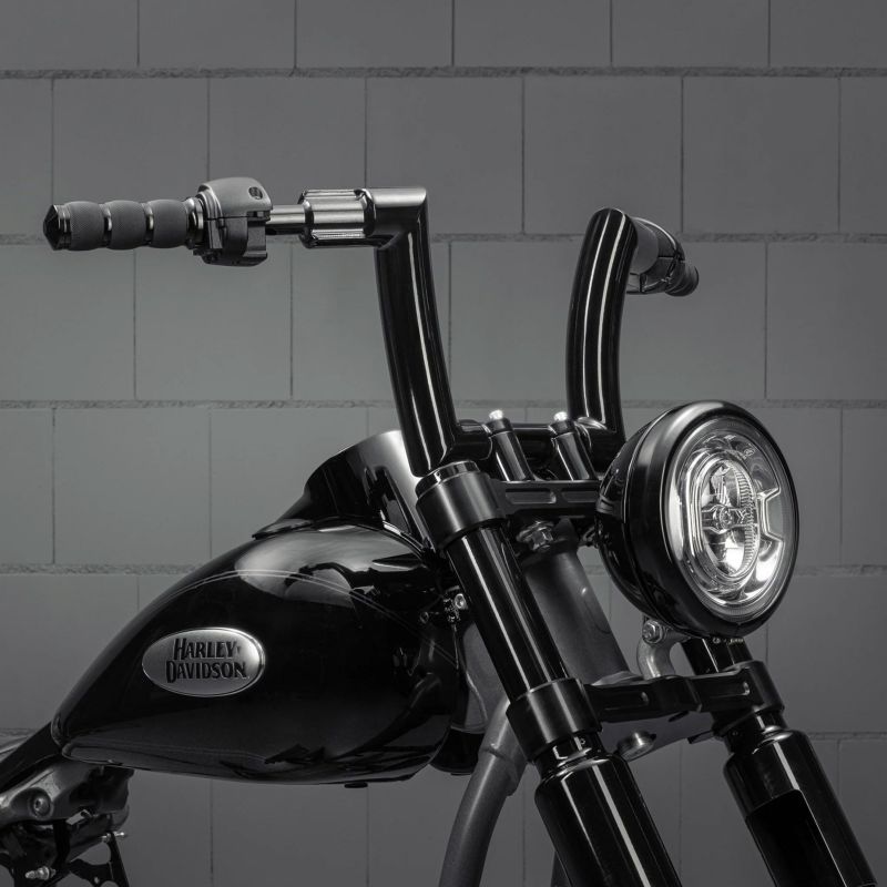 モナーク ファットハンドルバー 8インチ (ブラック)